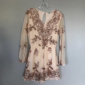 Charlotte Russe Sequin and Tulle Romper ✨Final Price✨